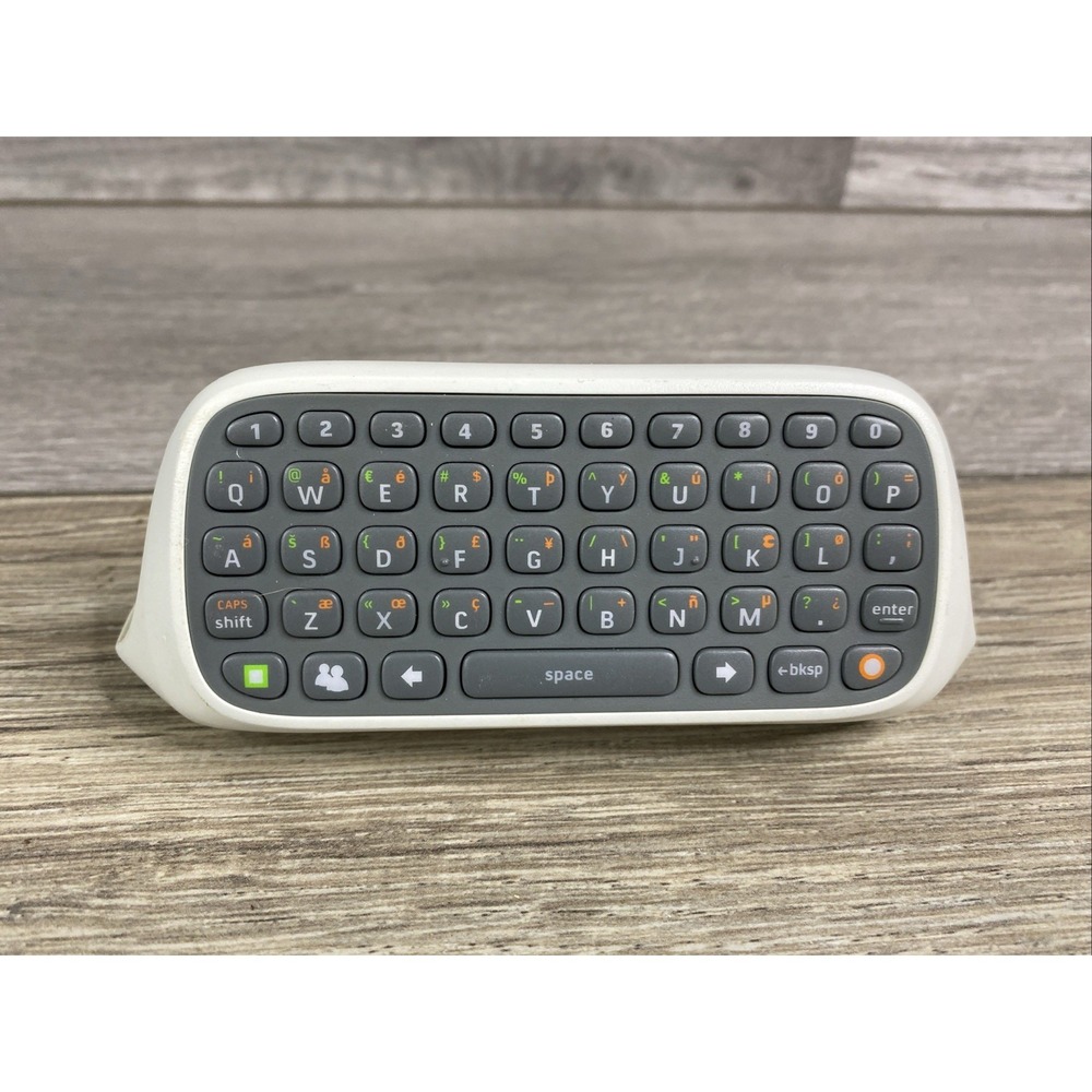 Microsoft Xbox‎ 360 Chatpad X814365-001 White English QWERTY Controller Keyboard